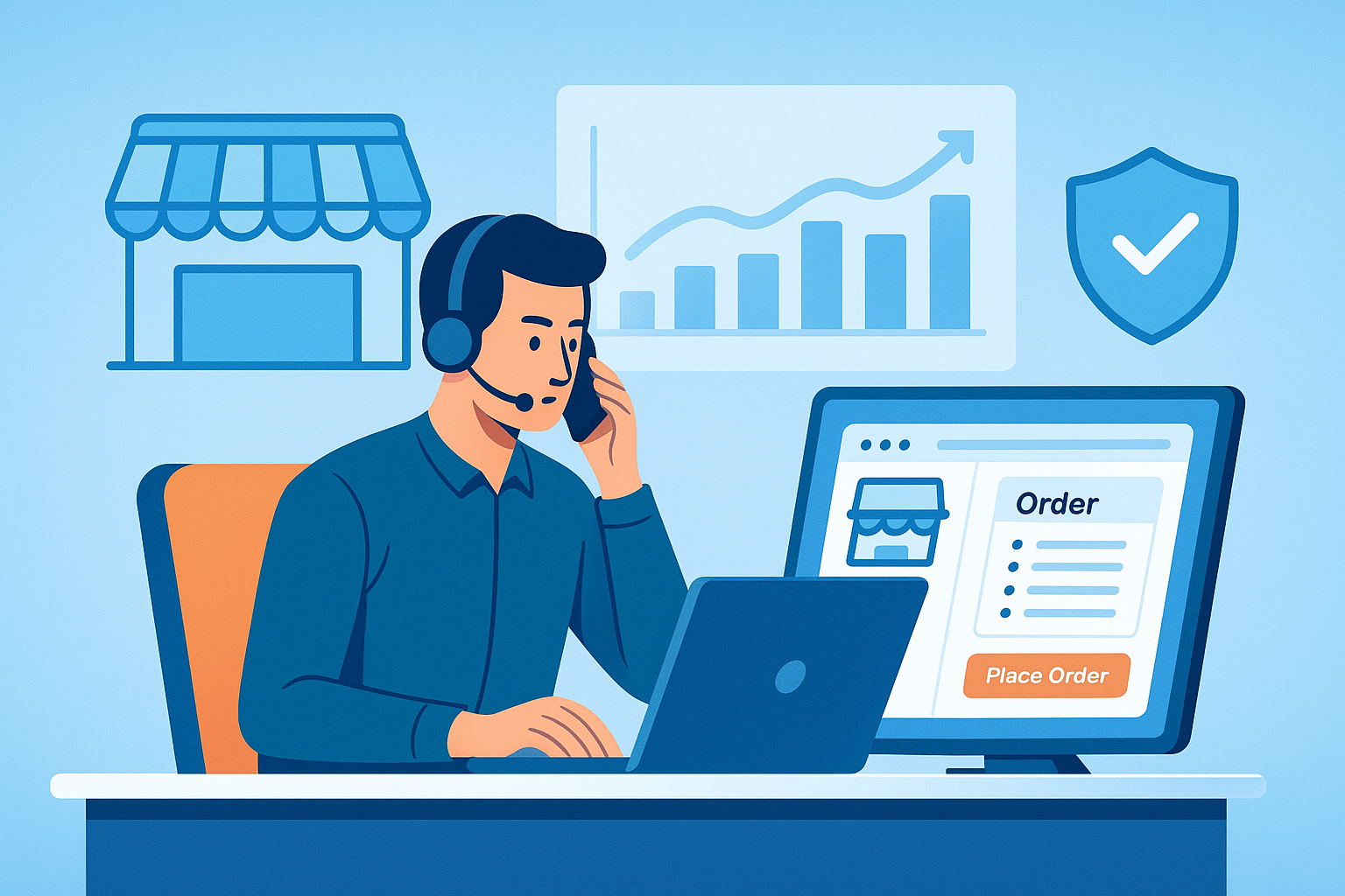 Sales Portal for a Phone-Driven E-commerce Team
