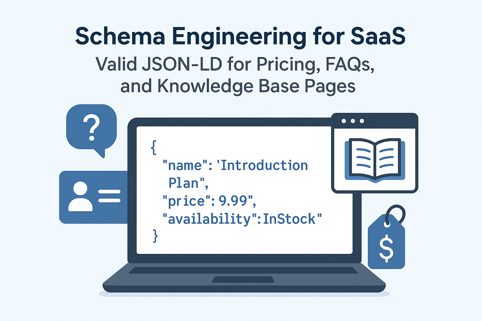 Schema Engineering for SaaS: Valid JSON-LD for Pricing, FAQs, and Knowledge Base Pages - Featured image