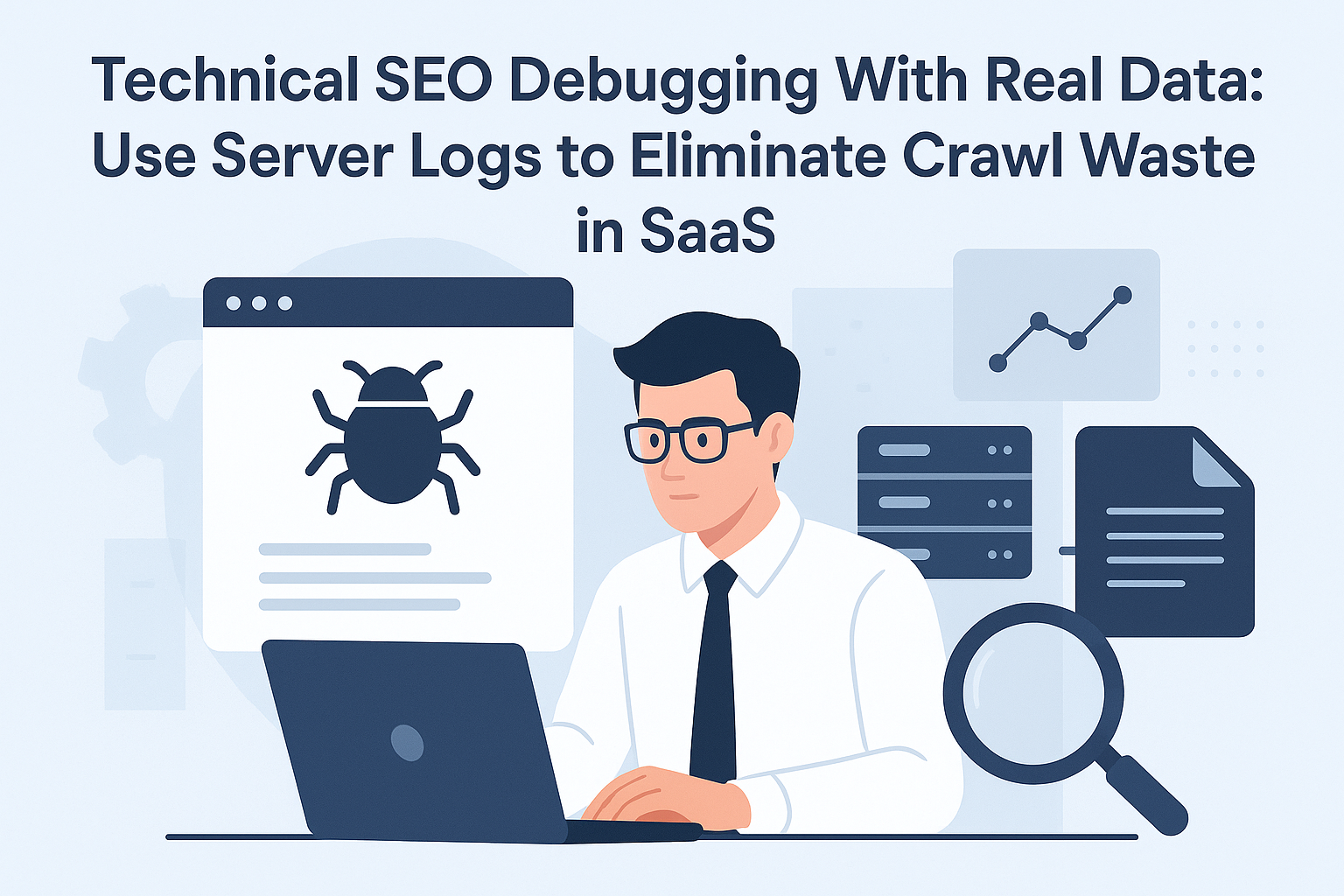 Technical SEO Debugging With Real Data: Use Server Logs to Eliminate Crawl Waste in SaaS - Featured image