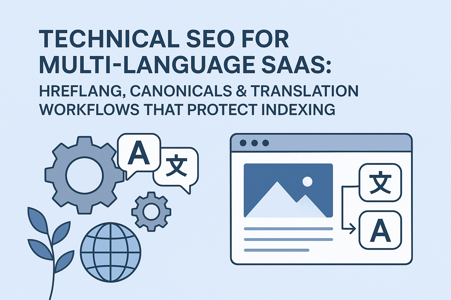 Technical SEO for Multi-Language SaaS: Hreflang, Canonicals & Translation Workflows That Protect Indexing - Featured image