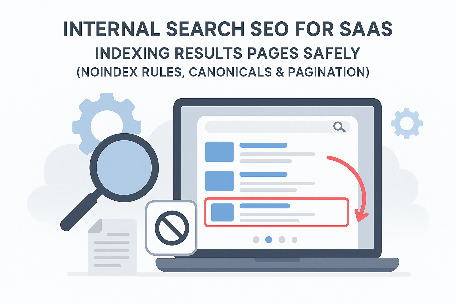 Internal Search SEO for SaaS: Indexing Results Pages Safely (Noindex Rules, Canonicals & Pagination)