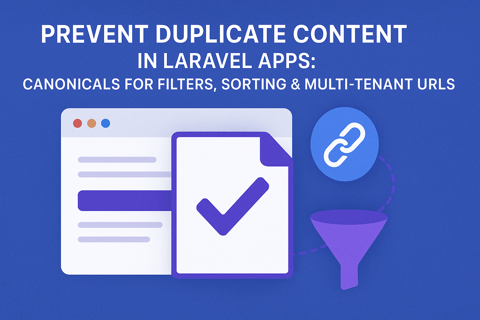 Prevent Duplicate Content in Laravel Apps: Canonicals for Filters, Sorting & Multi-Tenant URLs