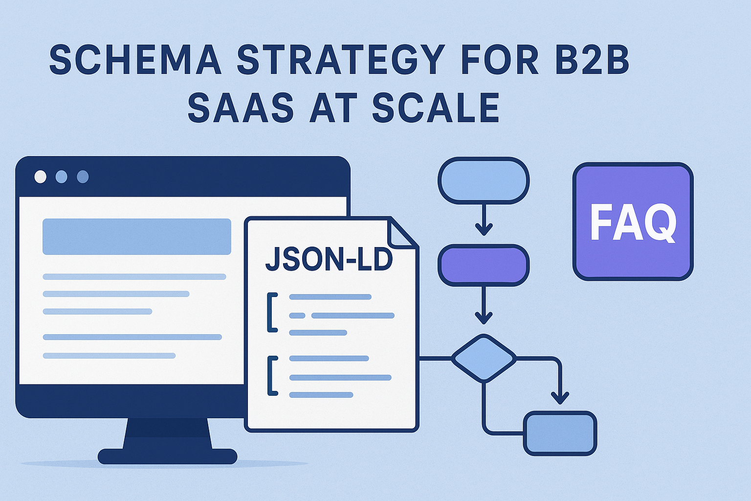 Schema Strategy for B2B SaaS at Scale: Product, SoftwareApplication & FAQ Markup (JSON-LD)
